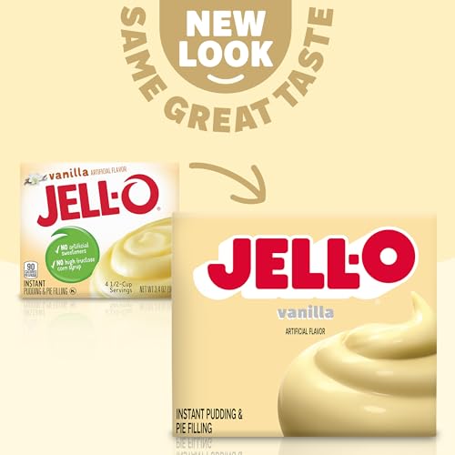 Image of Jell-O Instant Pudding & Pie Filling, 3.4 Oz (Pack of 3)
