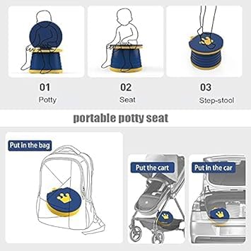 Image of Portable Potty for Toddler,Travel Potty Seat for Toddler,Travel Toilet Kids
