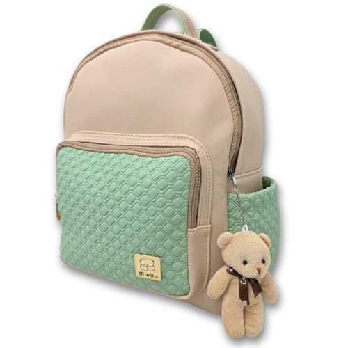 Mochila Bolsa Maternidade Bebê Enxoval Miellu -linha Pópeti (Verde)
