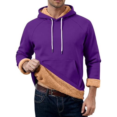 Sweatshirt d'hiver épais et chaud pour homme : fini de frissonner à la maison ou dehors
