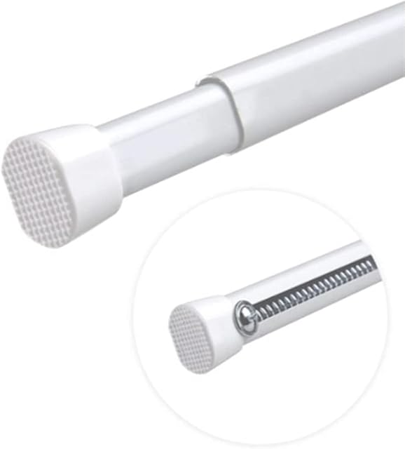 Spring Loaded Manual Tension Rod for Net Curtains & Voiles 90-150cm - Curtains At Home