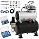 VELPAX Airbrush-Set zwei Sätze mit Kompressor mit Mächtig Luftstrom und Luftdruck, Für Hobbys, Körper-Tattoos, Nagelkunst, Möbelrenovierung