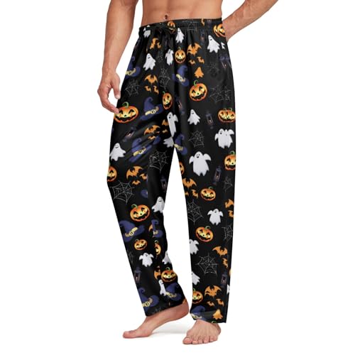 LARSD Mens Pajama Pants Funny Lounge Pants for Men Soft Pajama Bottoms Sleep Pants with Pockets Drawstring3