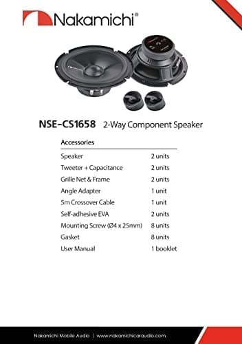 Amazon.co.jp: Nakamichi NSE-CS1658 6.5-inches Car Stereo 2 Way