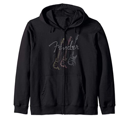 Fender Stacked Guitar Faded Logo Sweat à Capuche Cover