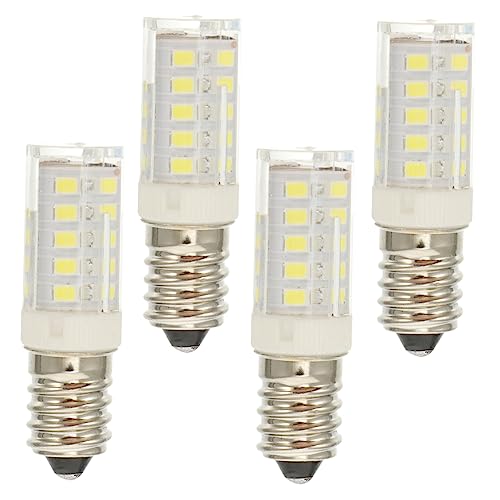Angoily 4 Piezas Bombilla Del Refrigerador Pieza De Repuesto Para Refrigerador Bombilla Para Microondas Bombilla Base E14 Bombilla De Microondas Bombilla De Electrodomésticos Cerámica