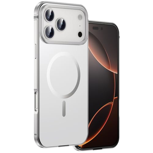 Coque de voyage iPhone 17 Pro Max argent MagSafe pour photo et quotidien