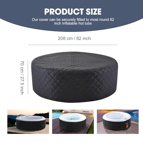 Accessoire étanche pour spa isolant et robuste de jardin