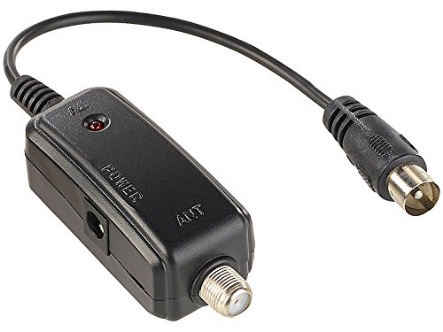 auvisio DAB Antenne: Aktive Zimmerantenne für DVB-T/T2 & DAB/DAB+, +30 dB, LTE-Filter (DAB Antenne für Stereoanlage, Fernsehantenne, TV)