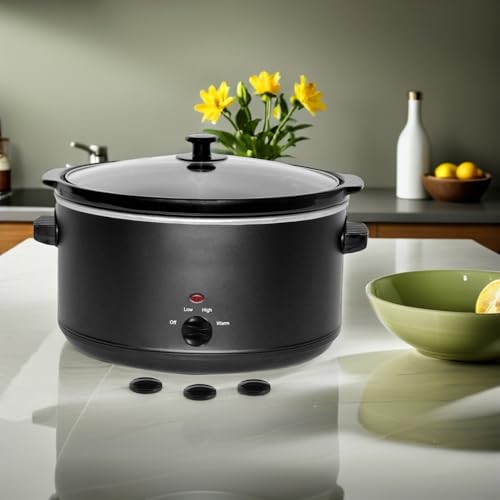 Homoyoyo repuesto de perillas temporizadoras redondas con eje en forma de D, 4 piezas, material plástico negro, 1.85 pulgadas, para olla a presión eléctrica y olla de cocción lenta para cocina miniatura 6
