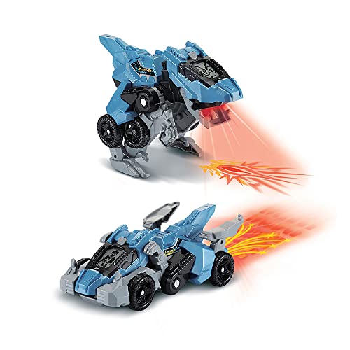 VTech –Jurassic World- Switch & Go Dinos Fire - Lazor, Le Super Vélociraptor, Jouet Dinosaure – Dès 4 Ans - Version FR