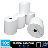 Standardowy pojemnik na rejestrator papieru termicznego, 5 rolek 80 x 80 mm x 5