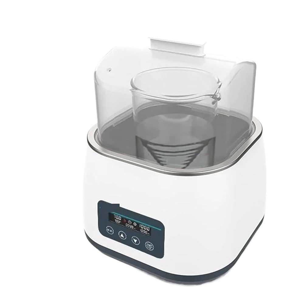 Agitatore magnetico per laboratorio, termostatico, raccolta di calore, bagno d'acqua con display digitale, ideale per miscelare vernici e smalti, agitatore efficiente da laboratorio