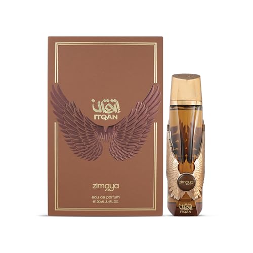 Image of zimaya Itqan Gold for Unisex Eau De Parfum, 100ml(3.4 oz)