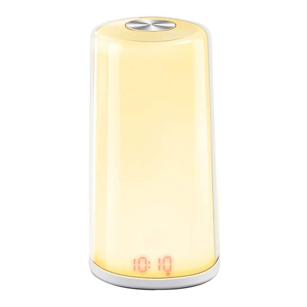 Sunrise Simulation Wake-Up Light, Sveglia LED Digitale, Touch Control, 3 Livelli di Luminosità, modalità RGB a 256 Colori, Luce Notturna da Comodino