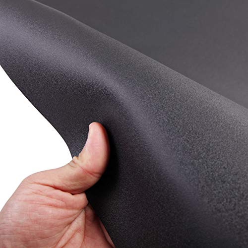 Jaxpety 5 Ft. X3 Ft. Salon Floor Mat Barber Shop Chair Mat, Anti Fatigue Comfort Floor Mat - Black Semi Circle 1/2" Thick Beauty Supplier #TOP7