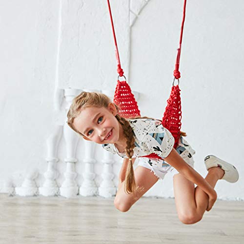 NICEXMAS Cadeira de Balanço Infantil Cadeira de Balanço Interna Corda Ajustável Ao Ar Livre Fora de