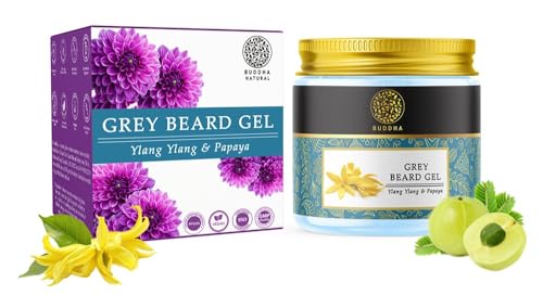 Buddha Natural Anti Grey Beard Gel - 100 Gms - Ayush Certified - Gel Protection For Early Greys (100.00 G (Pack Of 1))