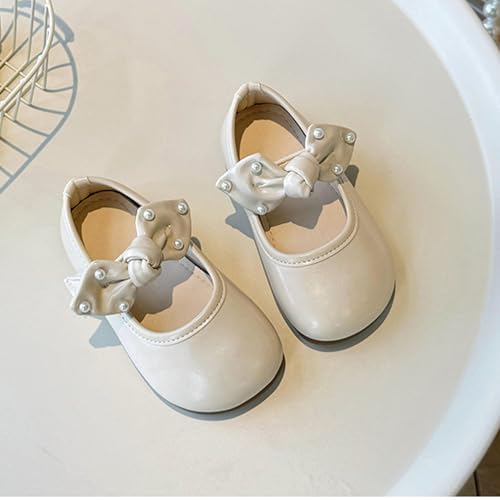 Charrost Toddler Girl Mary Jane Dress Shoes Little Girls Uniform School Shoes Non-Slip Ballet Flats Flower Girls Shoes for Wedding Party Concert3