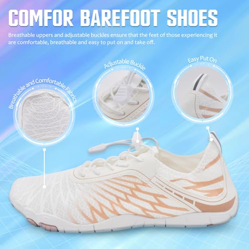 Grounding Shoes for Women, Hike Grounded Footwear for Men, Wide Toe Box Non-Slip Breathable Quick Dry Barefoot Shoes2