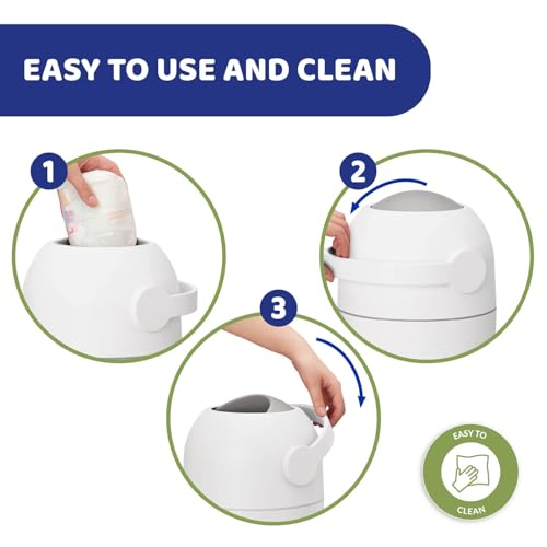 Chicco Nappy Bin Odour Proof System miniatura 6