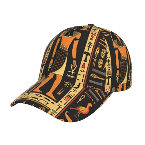 Casquette égyptienne mixte chapeau de soleil réglable pour sport d'été outdoor