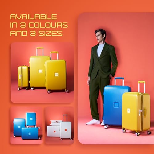 Image of American Tourister Purimax Suitcase with TSA Lock & 8 Wheels Hard Polycarbonate /Trolley Bag for Holiday /Travel Bag for Holiday /Travel Bag with Double Spinner Wheels for Unisex