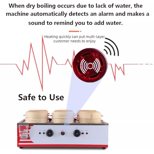 Machine à vapeur commerciale Papaquier électrique réglable de 30 à 110 ℃
