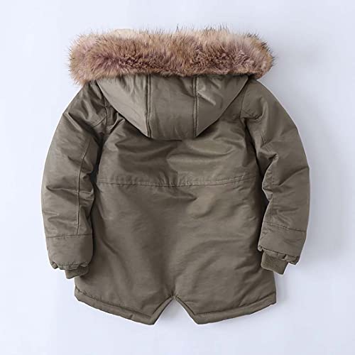 Image of Boys Girls Winter Outwear Coats, Kids Warm Outfits,Windproof Jacket for Toddler 1-8Y