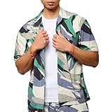 Craquez pour cette chemise à manches courtes de la marque Kaporal ! - Coloris : Multicolore - Coupe loose - Fermeture boutonnée - Manches courtes - Composition : 100% coton