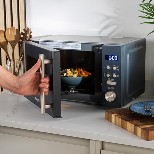 Salter Marino Digital Microwave – 20L Freestanding Solo Microwave Oven, 8 Auto-Cook Functions, Time & Weight Defrost, 95 Minute Timer, Dial & Button Control, 25.5cm Glass Turntable, Easy Clean, 800W - Image 6