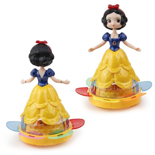 Image of Zest 4 Toyz Little Doll for Kids with Colorful LED Light and Music Effects 360 Degree Rotation Battery Operated Toys for Boys and Girls Multicolor
