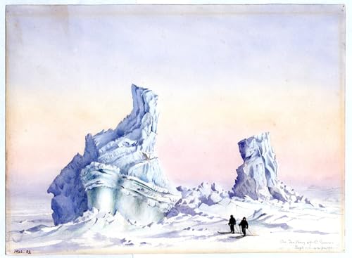 Peinture sur toile un iceberg pour l'ambiance de votre chambre