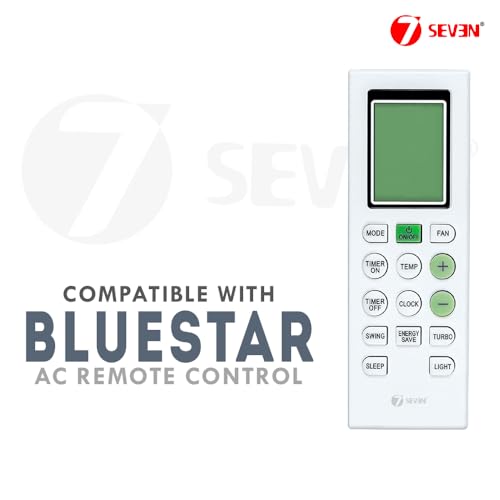 Image of 7SEVEN Compatible with Blue Star AC Remote Control 226 Model Suitable for WIA418LL FS318DLTU 1.5 Ton Spilt and Window Inverter Air Conditioner - Match Keys Exactly with Existing Bluestar AC Remote