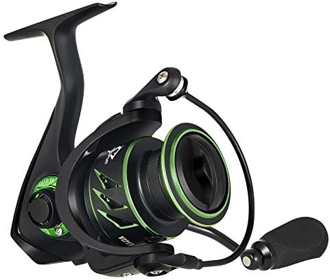 Piscifun Viper X Spinning Reel, Ultralight 6.2:1 High Speed Spinning Fishing Reel, 10+1BB, Carbon Fiber 33 LB Max Drag,2000 Series