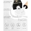 3D Crackle Gel Nail Polish Set, White Base Color & Black Crackle Nail Gel Glue Polish, Magic Burst Art Longlasting Cool Crackle Pattern, Air-drying Styling, UV Lamp Needed Nail Gel Glue Polish-13+12
