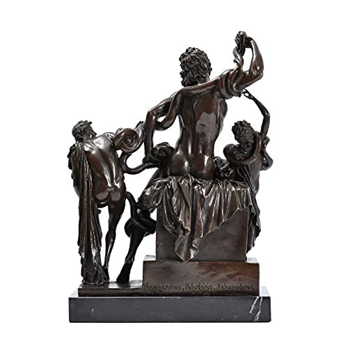 13.8" Famous Laocoon And His Sons Statue Sculpture Bronze Replica Greek Art Home Décor Collectible Figurine #TOP4