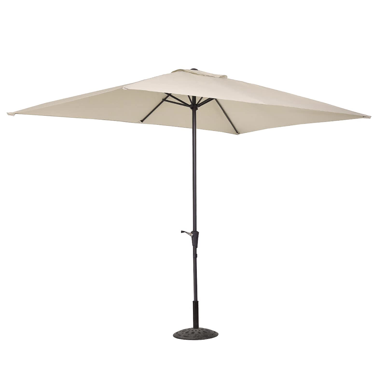 Tissu de rechange pour parasol solaire, 2×3 m, housse de parasol de jardin pour parasol de patio, parasol de table de marché, rechange beige