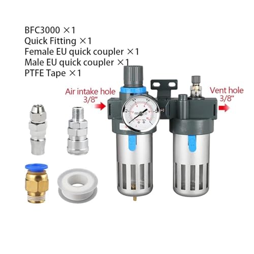 Régulateur de pression de filtre à air comprimé éliminant l'humidité BFC3000 - 3