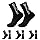 FESDMOH 3 Paia Calze Antiscivolo Calcio, 37-45 Grip Socks, Calzini Antiscivolo Calcio, Calzettoni Uomo per Basket, Corsa, Ciclismo Trekking (Nero)