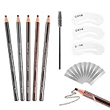 Excelente regalo: Conveniente para maquillar el color de tus cejas, hacer que te veas naturalmente encantador y elegante. La ceja -nicilla -set puede resolver efectivamente los requisitos diarios de cejas, up -up adecuados para todo tipo de maquillaje y varias ocasiones. Un regalo perfecto para amigos.