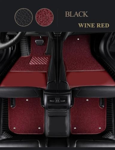 Tapis de sol voiture Mercedes EQE SUV en cuir double couche premium sur mesure