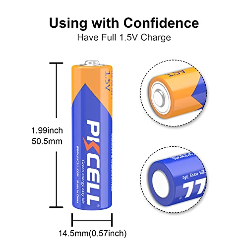 Pkcell Aa Batteries,1.5 V High Performance Disposable Alkaline Aa Battery For Kids Dance Mat Yoy,Household And Business (12Count Lr6 Battery) #TOP6