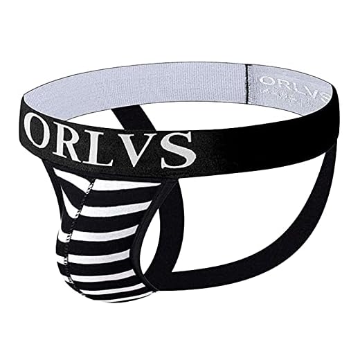 BIBOKAOKE Mäns trosor dubbel längd mode tryckt bokstav kalsonger: sportkalsonger stretch slim fit briefs mjuk bekväm andningsaktiv string sexig låg midja trosor trunk underkläder, Svart 33, M