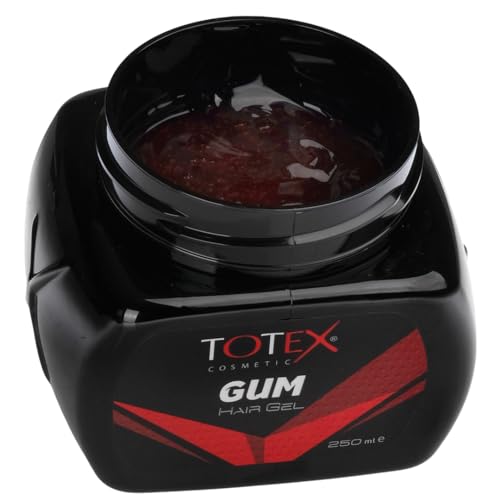 Totex Hair Styling Gum Gel, Ultra Power Strong Edge Control Gummy Gum Red Hair Gel 250ml, 250 ml (Pack of 1) - Image 2