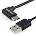 StarTech.com USB to USB C Cable - 1m / 3 ft - Right Angle USB Cable - USB A to USB C Cable - USB 2.0 Cable - USB Type C Cable