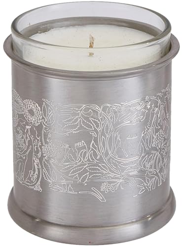 I LUV LTD Votivo Vela Poseedor Estaño Diseño Vikingo Viene con Vela Brillante Pulido Finalizar Accesorios de Decoración del Hogar