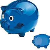 IDEALE GESCHENKIDEE - Das transparente Plastik-Sparschwein in Kombination mit der umweltfreundlichen Verpackung (Spareimer, Geldsammler, Finanzbox) ist ein originelles Geschenk für Anlässe wie Geburtstage, Hochzeiten oder besondere Anlässe, bei denen Sie jemanden auf dem Weg zu ihren finanziellen Zielen unterstützen möchten.