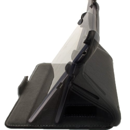 Igadgitz Nero Eco Pelle Custodia Case Cover