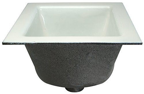 Zurn FD2375-NH4 A.R.C. Floor Sink 6 Sump Depth 4 No-Hub Connection 12 x 12